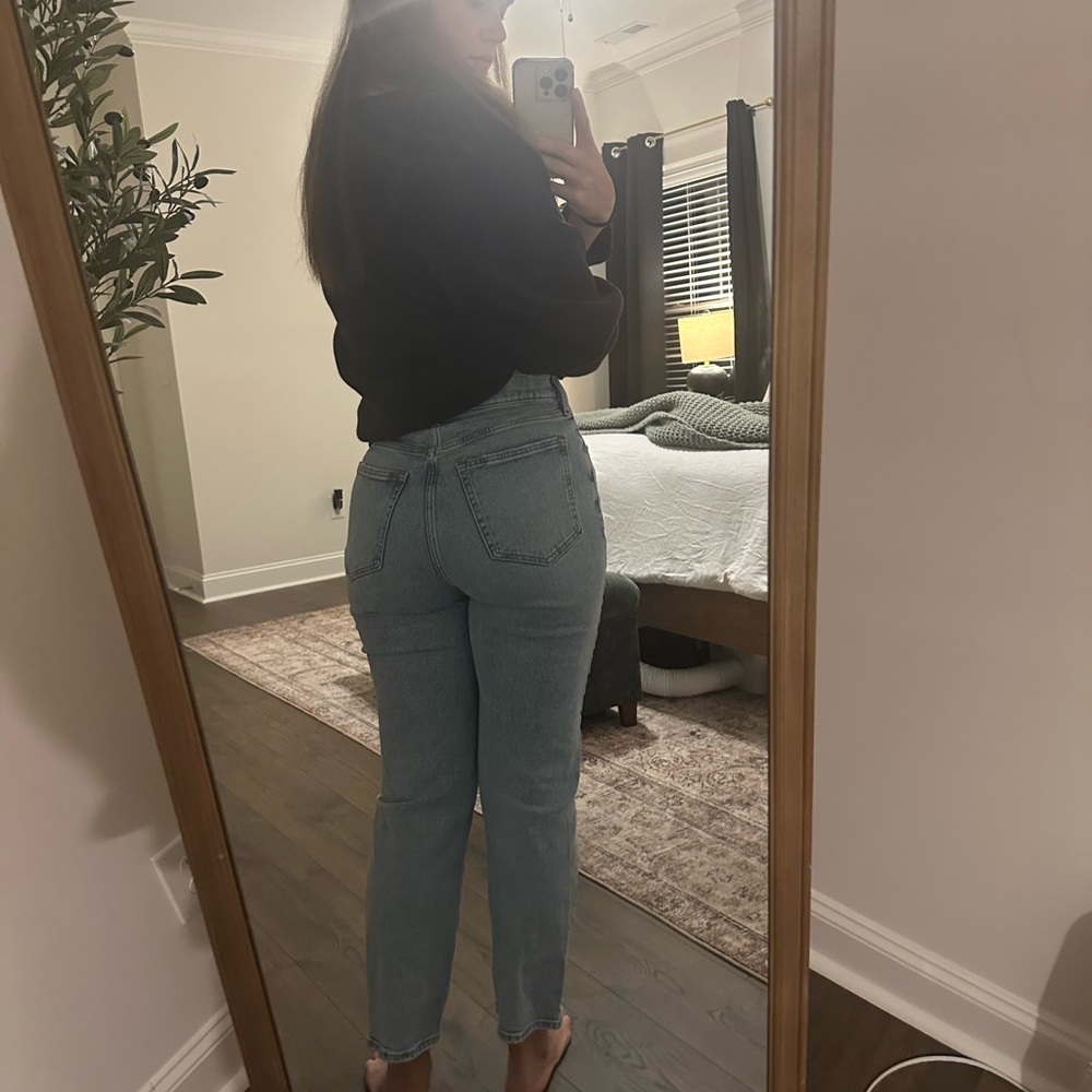 Abercrombie & Fitch - The Ankle Straight Ultra High Rise Jeans - New Without Tag - Picture 7 of 9
